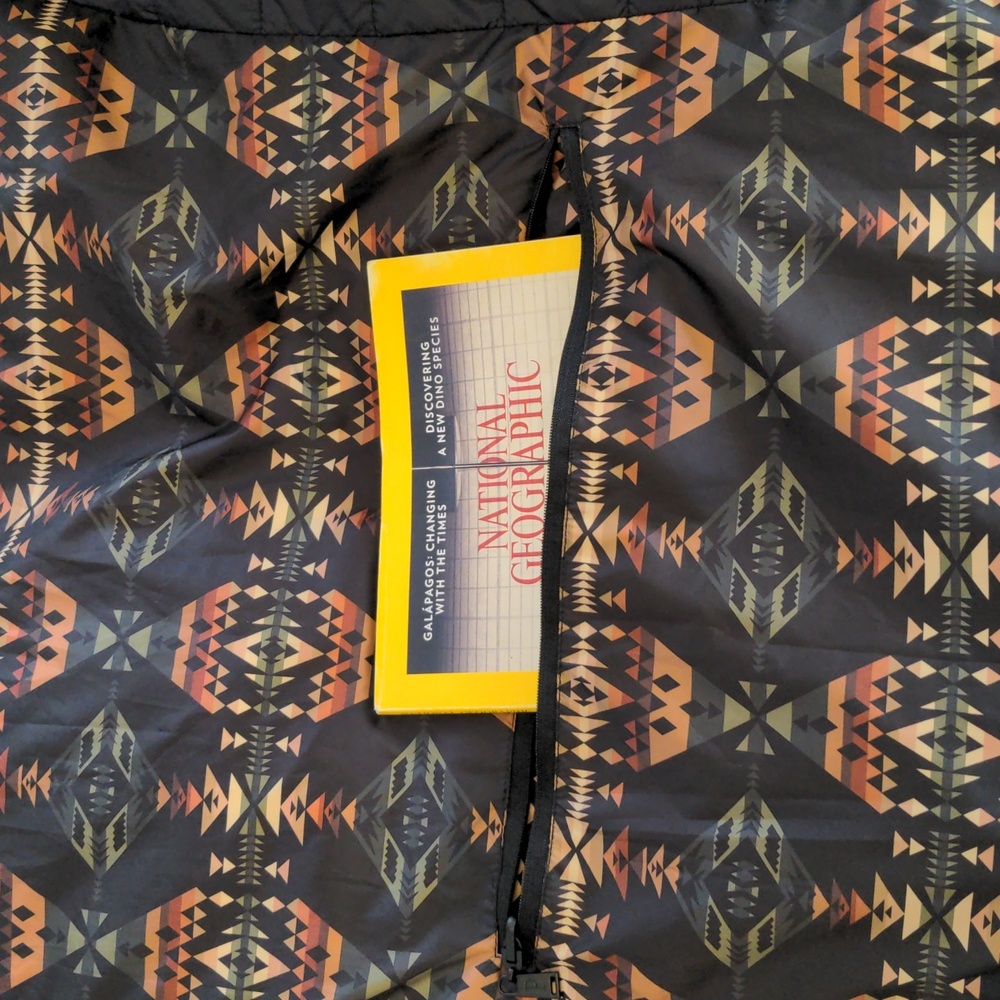 Pendleton Men's Black Patterned Jacket, Large - image 5